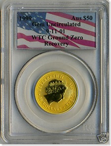 wtc australian coins  Australia $50 Gold 1999
