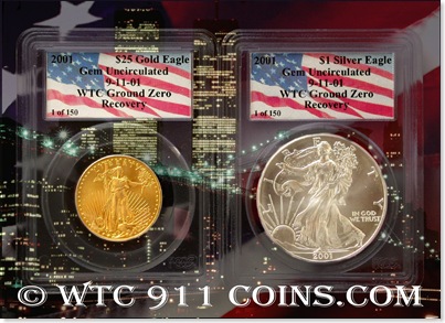 wtc coins 1 of 150  WTC Set 1 of 150